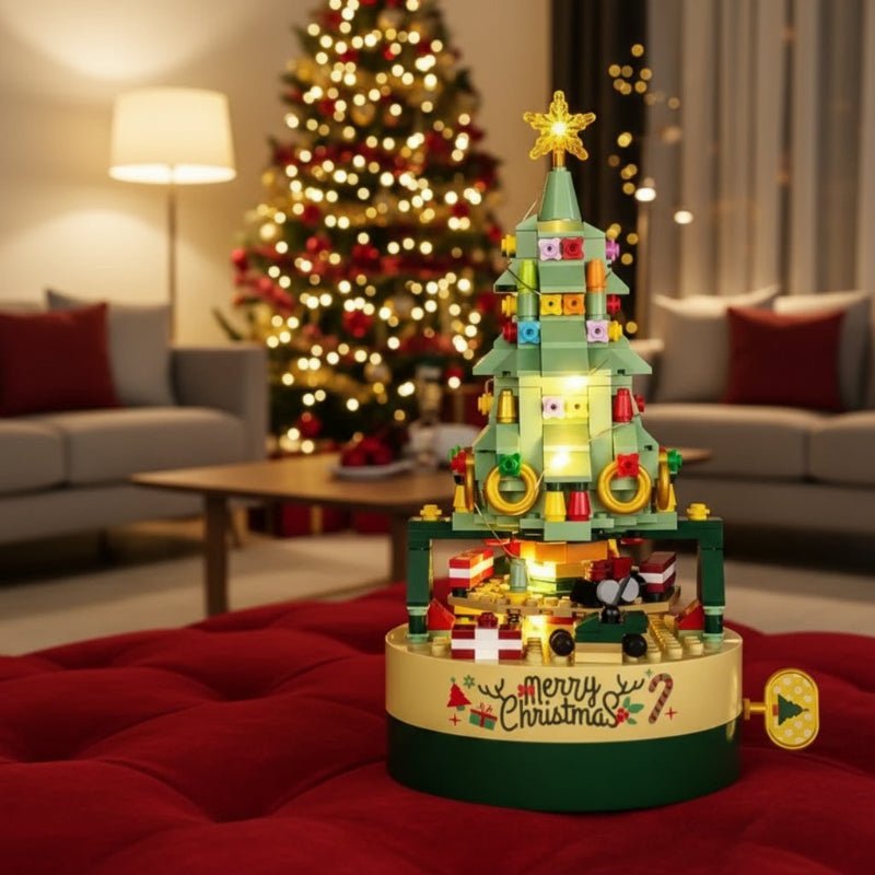 CHRISTUNES – DIY Christmas Music Box with Tree Design & “We Wish You a Merry Christmas” Melody
