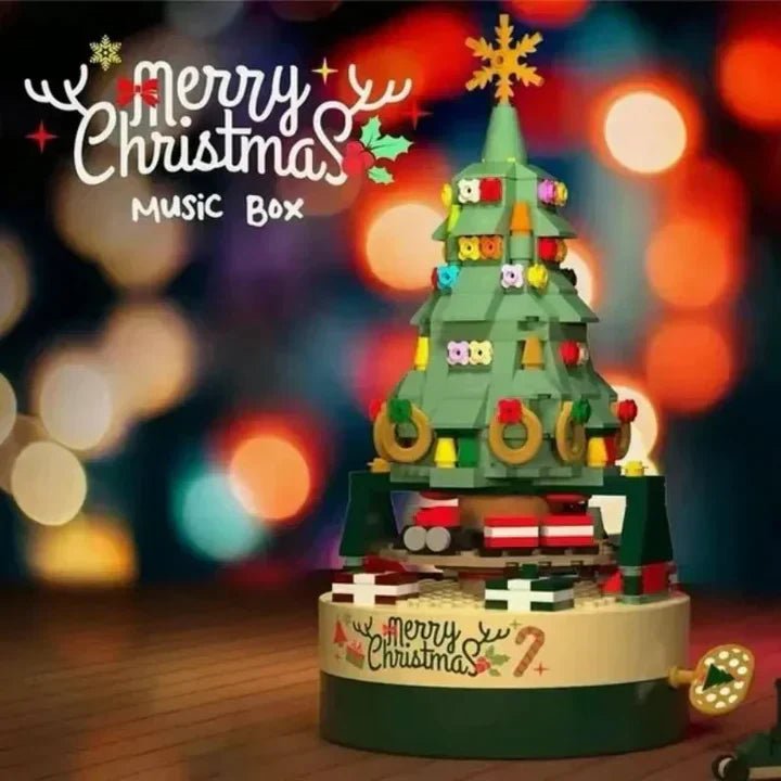 CHRISTUNES – DIY Christmas Music Box with Tree Design & “We Wish You a Merry Christmas” Melody