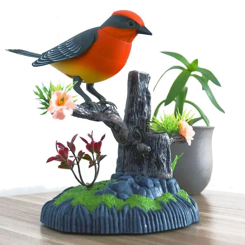 CHIRPFUN – Interactive Singing Bird Toy that Responds to Sound