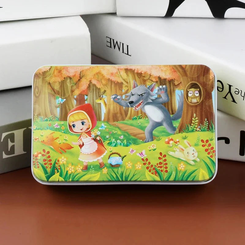 WOODLERN – 60-Piece Colorful Wooden Puzzle for Kids with Animal & Vehicle Designs | Perfect Christmas Gift