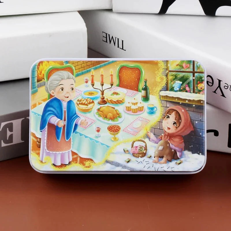 WOODLERN – 60-Piece Colorful Wooden Puzzle for Kids with Animal & Vehicle Designs | Perfect Christmas Gift