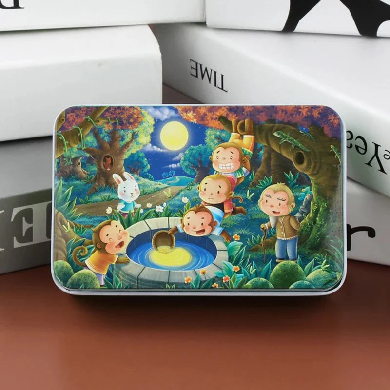 WOODLERN – 60-Piece Colorful Wooden Puzzle for Kids with Animal & Vehicle Designs | Perfect Christmas Gift