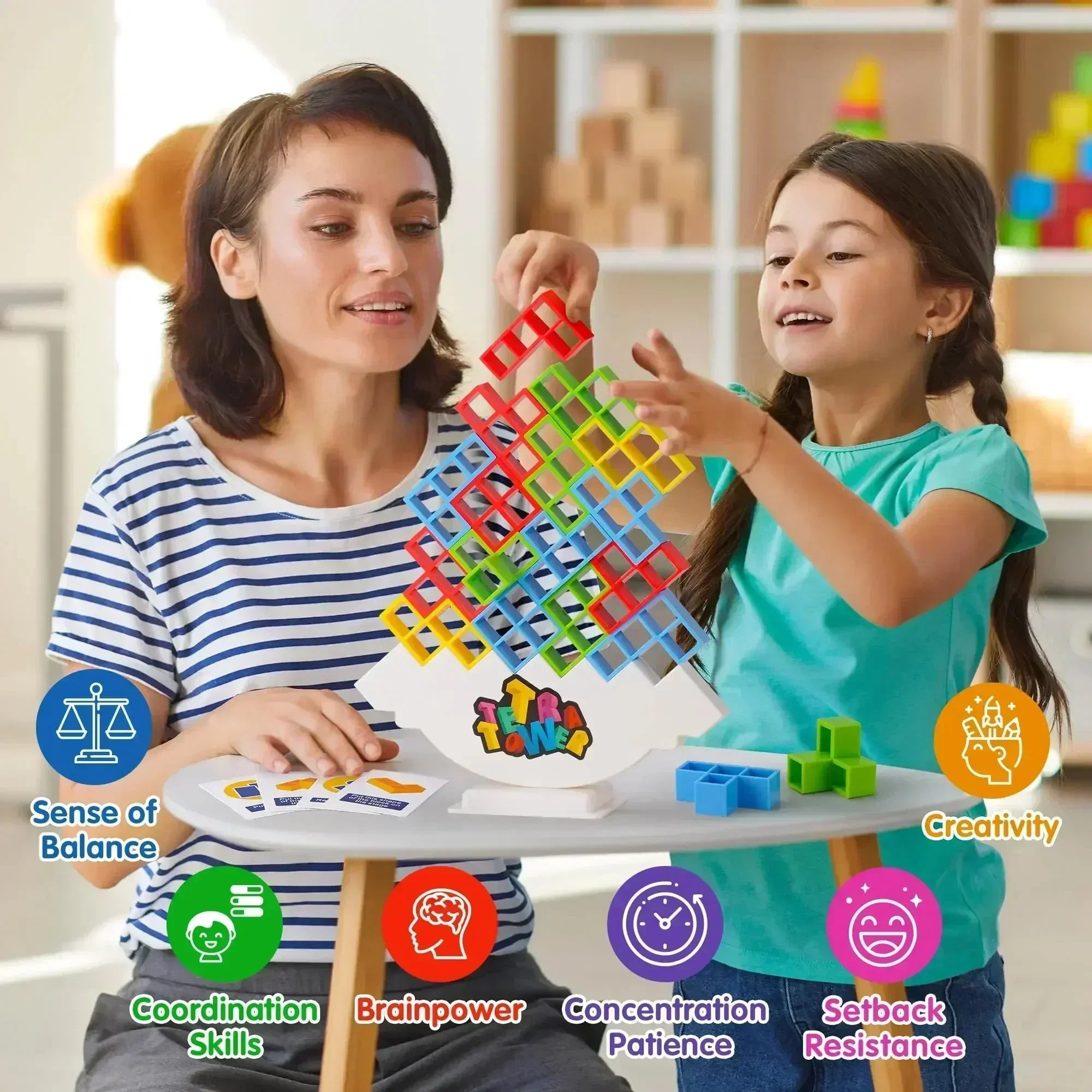 BALANTRIQ – Colorful Balance Stacking Game for Kids & Adults