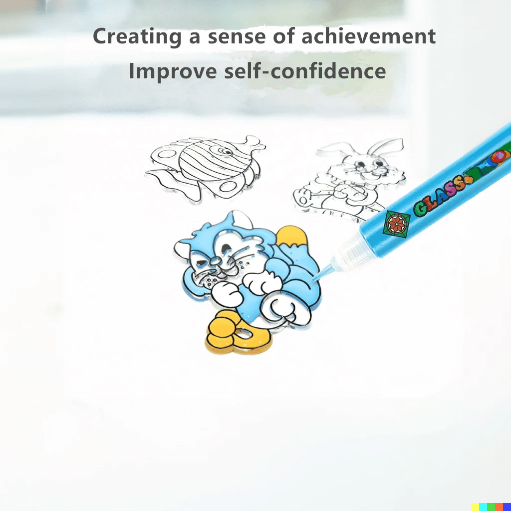 FESTIGLASS – DIY Christmas Glass Painting Set for Kids & Adults