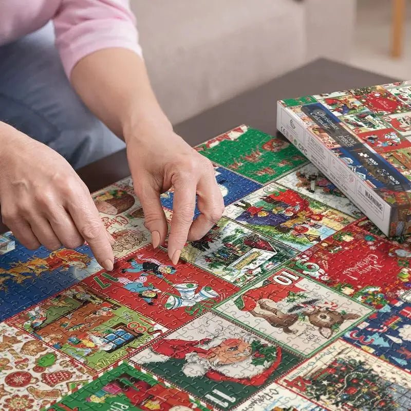 WONDERPIECE – 1000-Piece Advent Calendar for Christmas Countdown Fun