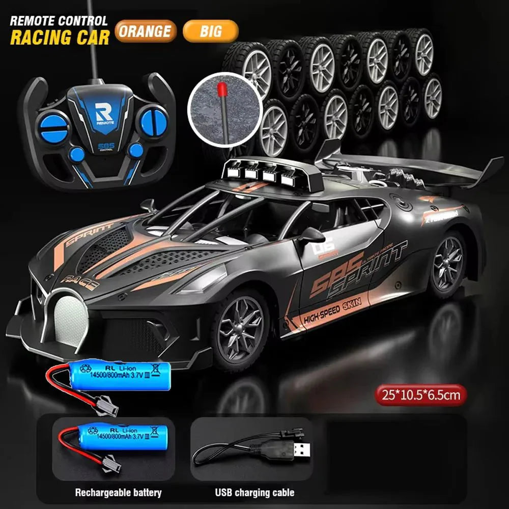 DRIFTSTORM – High-Speed 1/18 RC Drift Car for Kids with Easy Control