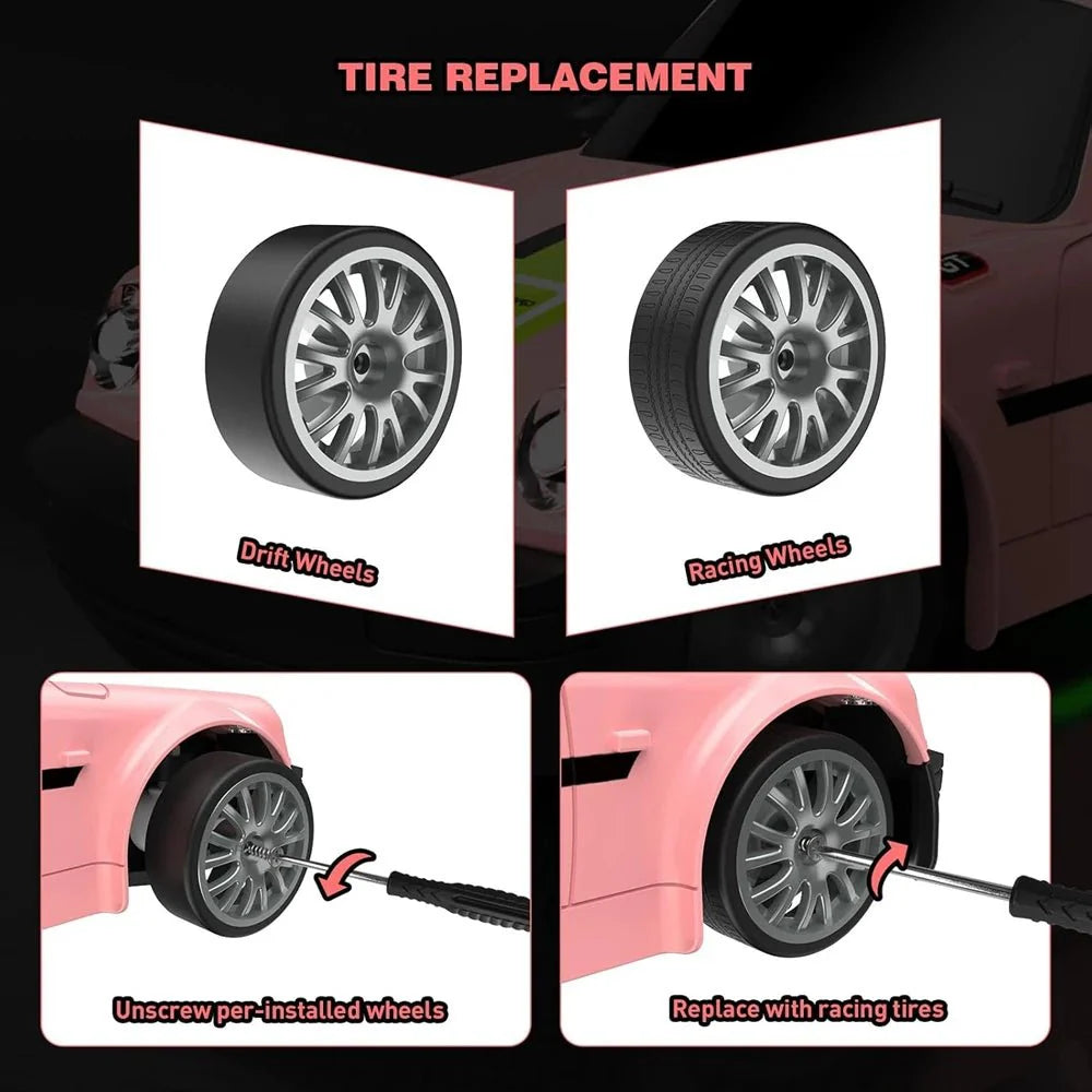 DRIFTLUX – 1:20 High-Speed 4WD RC Drift Car with LED Lights