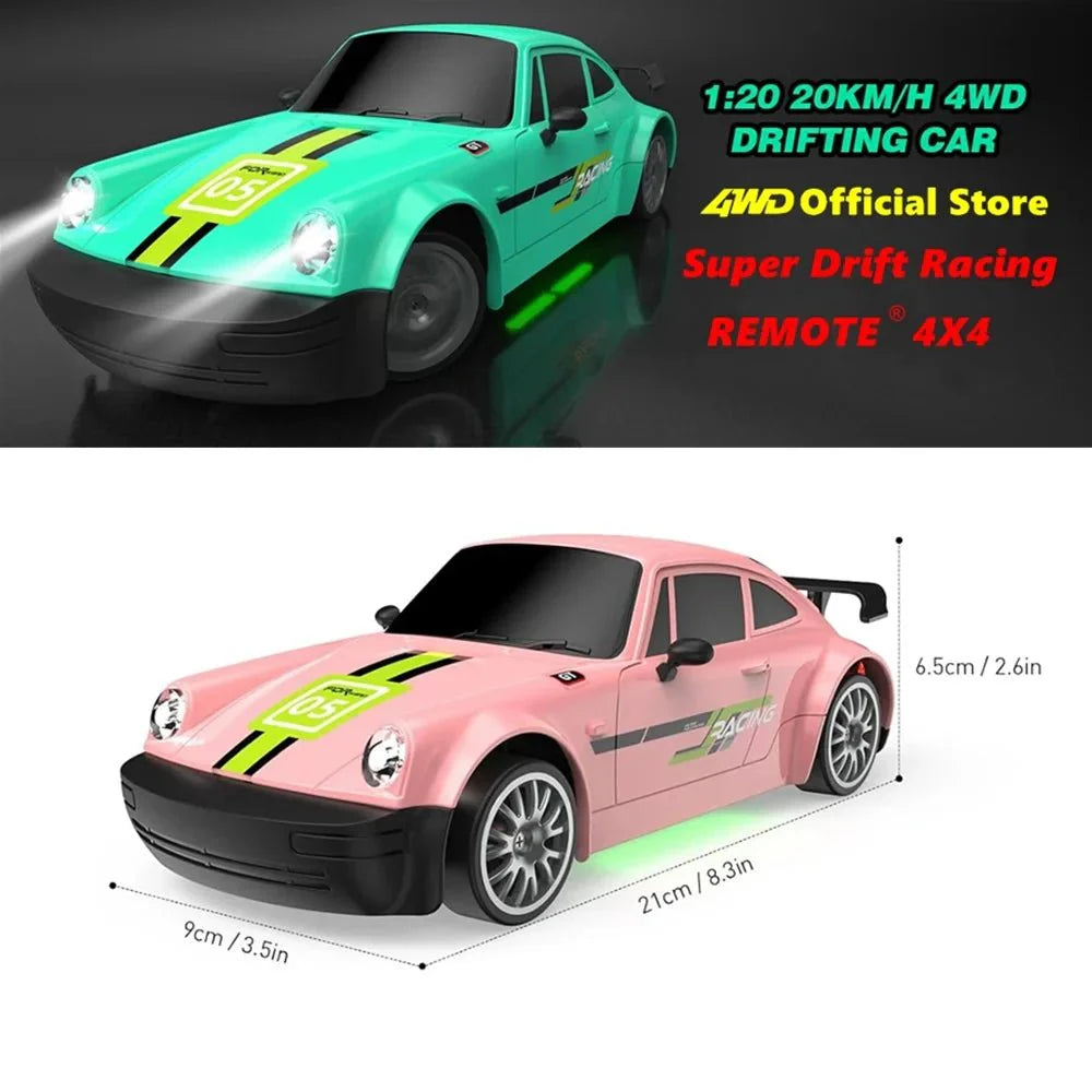 DRIFTLUX – 1:20 High-Speed 4WD RC Drift Car with LED Lights