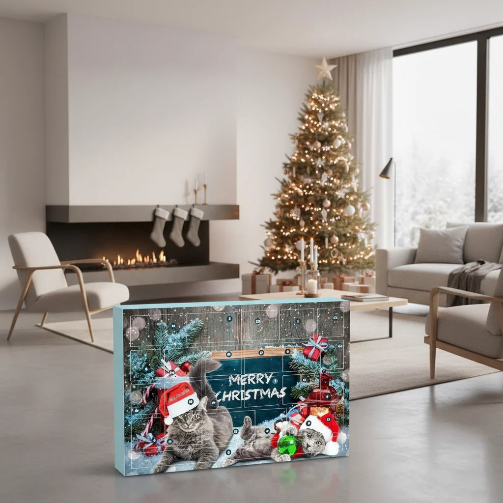 CATCOUNTDOWN – Holiday Advent Calendar with 23 Catnip Toys for Daily Feline Fun