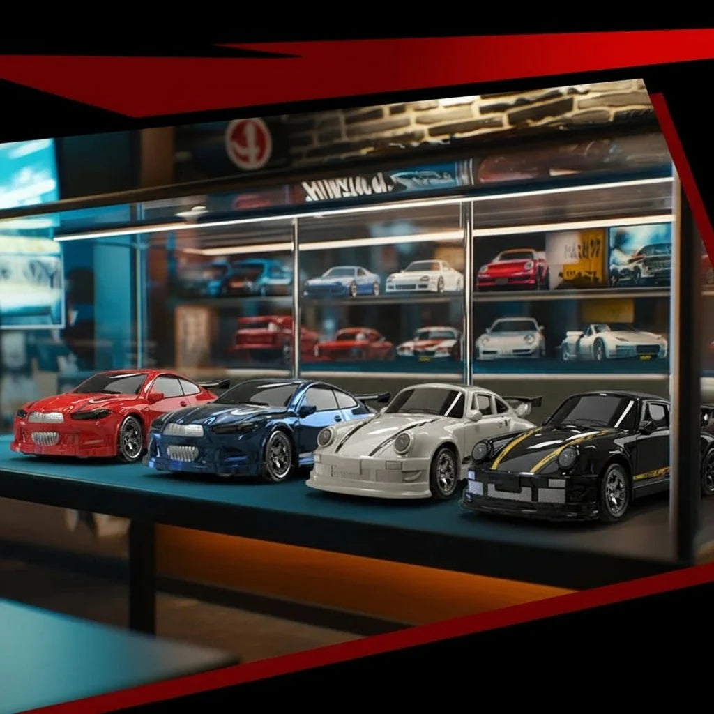 MICROSLIDE – 1:64 RC Drift Car with Precision Remote Control