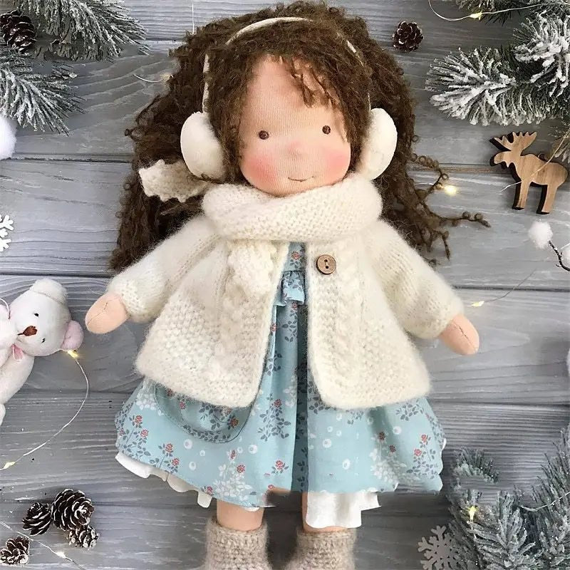 Lumina – Handmade Waldorf Doll with Accessories in Gift Box