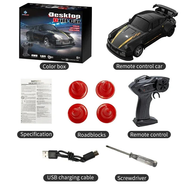 SPEEDDRIFT – Compact 4WD Remote Control Car for Fast Indoor & Outdoor Play