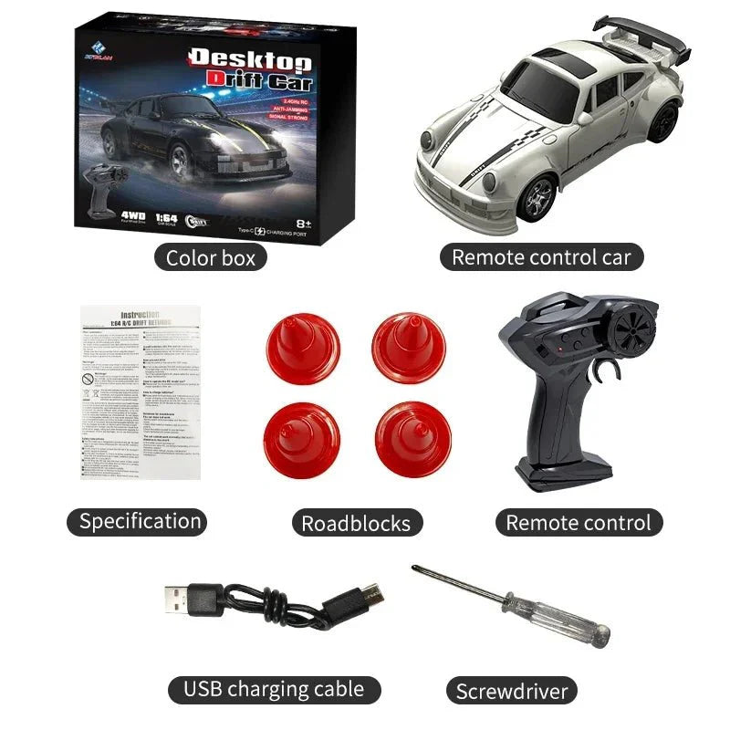 SPEEDDRIFT – Compact 4WD Remote Control Car for Fast Indoor & Outdoor Play