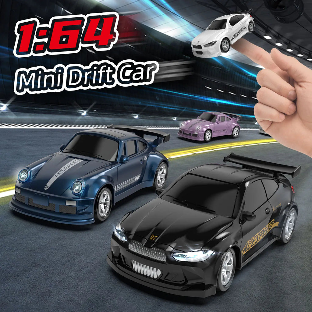 MICRODRIFT – 1:64 Mini Racing RC Car with 2.4G Control & Drift Tires
