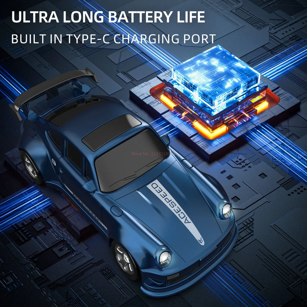 MICRODRIFT – 1:64 Mini Racing RC Car with 2.4G Control & Drift Tires