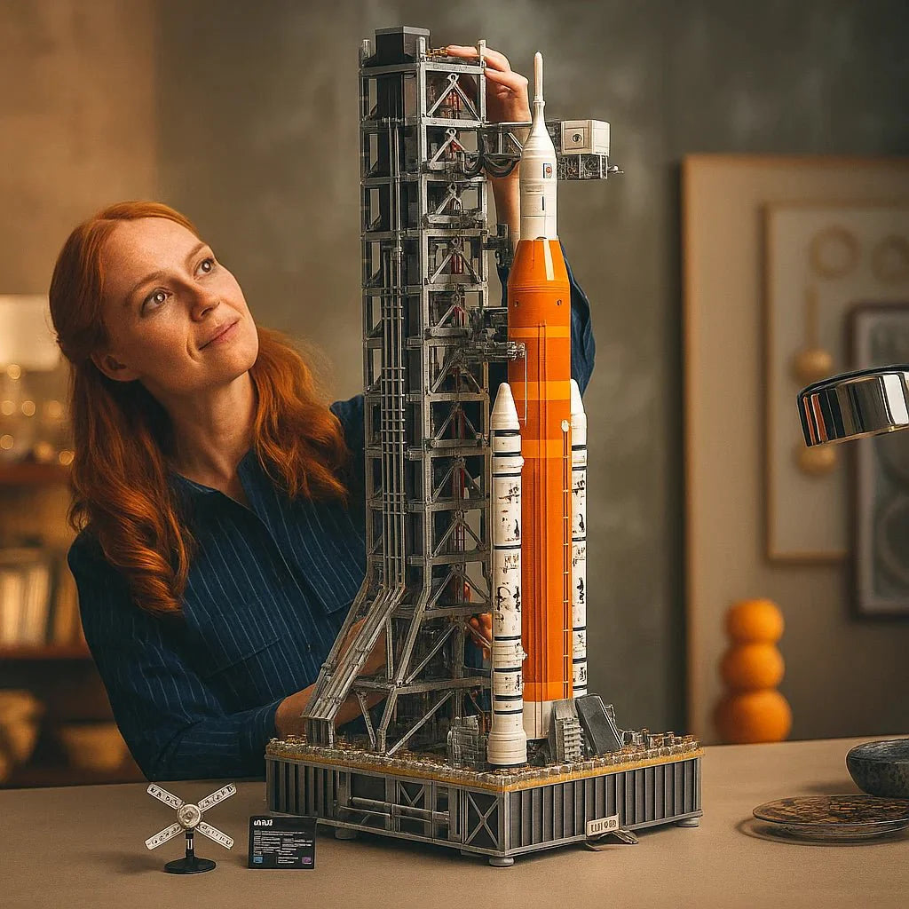MOONBOUND – Artemis-Inspired Space Launch System Model Kit with Rocket & Tower
