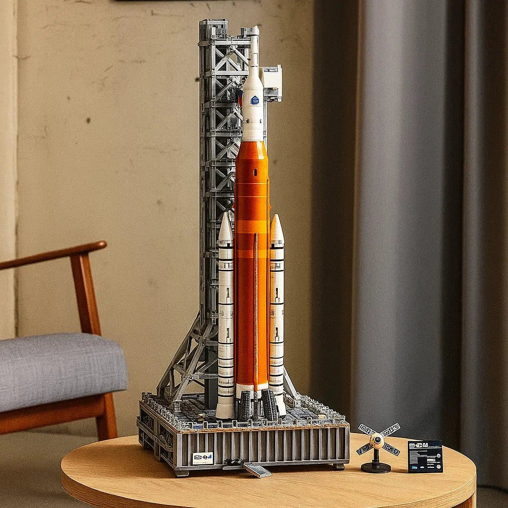 MOONBOUND – Artemis-Inspired Space Launch System Model Kit with Rocket & Tower