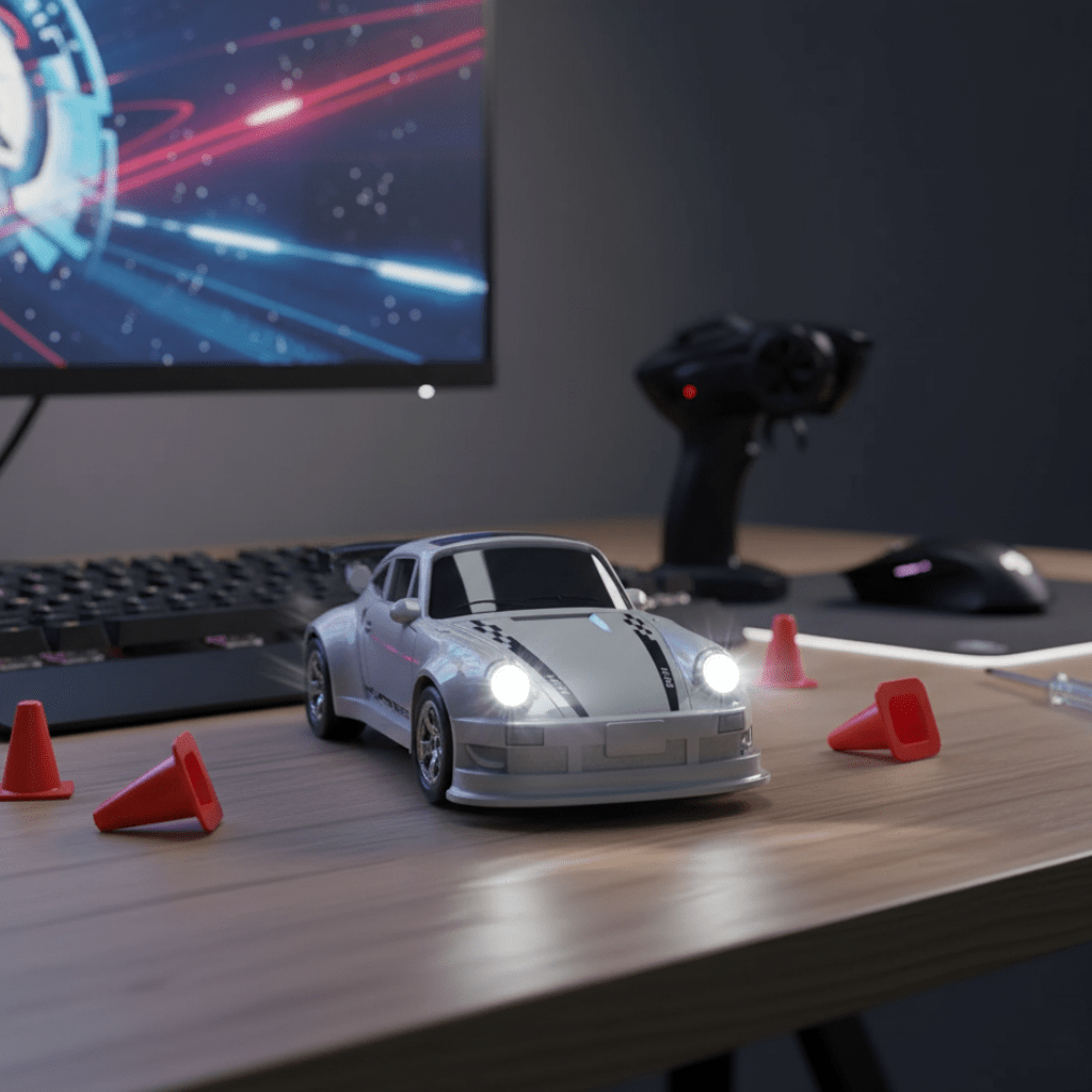 MICROSLIDE – 1:64 RC Drift Car with Precision Remote Control